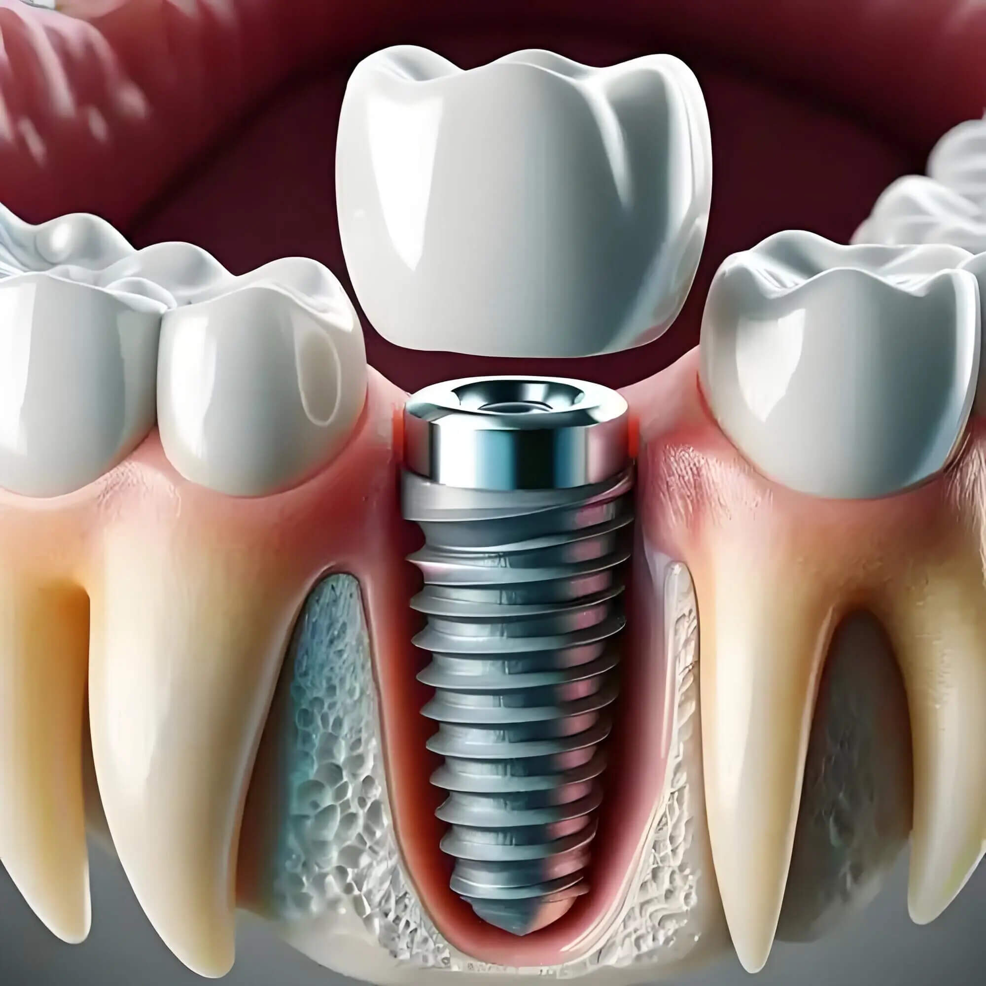 After getting dental implants in the north, why do my teeth seem to have become thicker