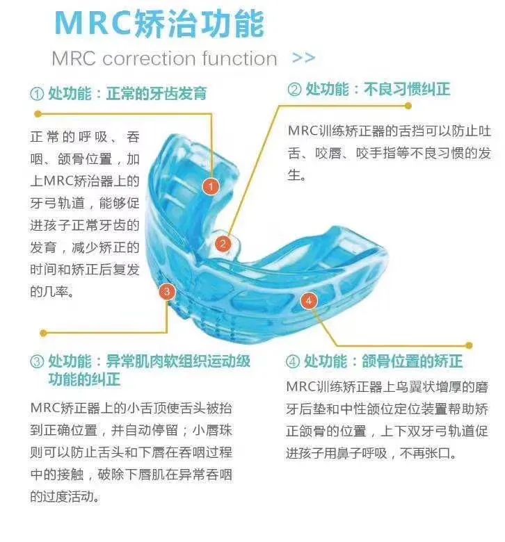 爲什麼很多家長都在給孩子使用MRC肌功能矯治器？